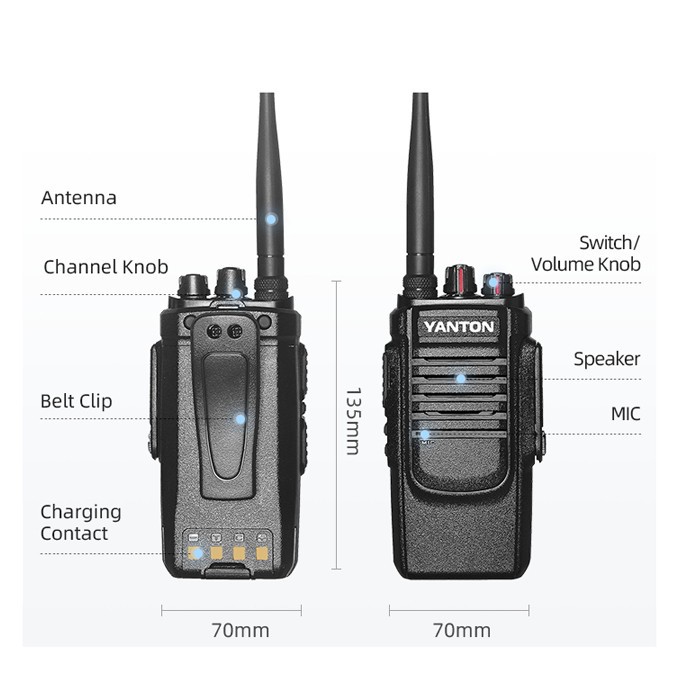 10W Walkie Talkies For Professionals Use